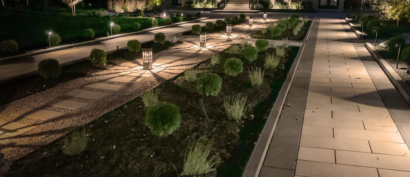 custom path lighting Chicagoland IL